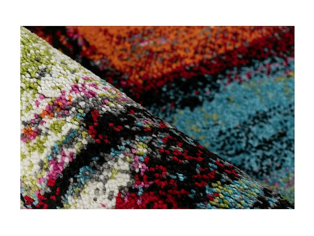 Tapis enfant et ado 170x120cm, design F504E coloris multicolore - Confort et élégance pour votre intérieur