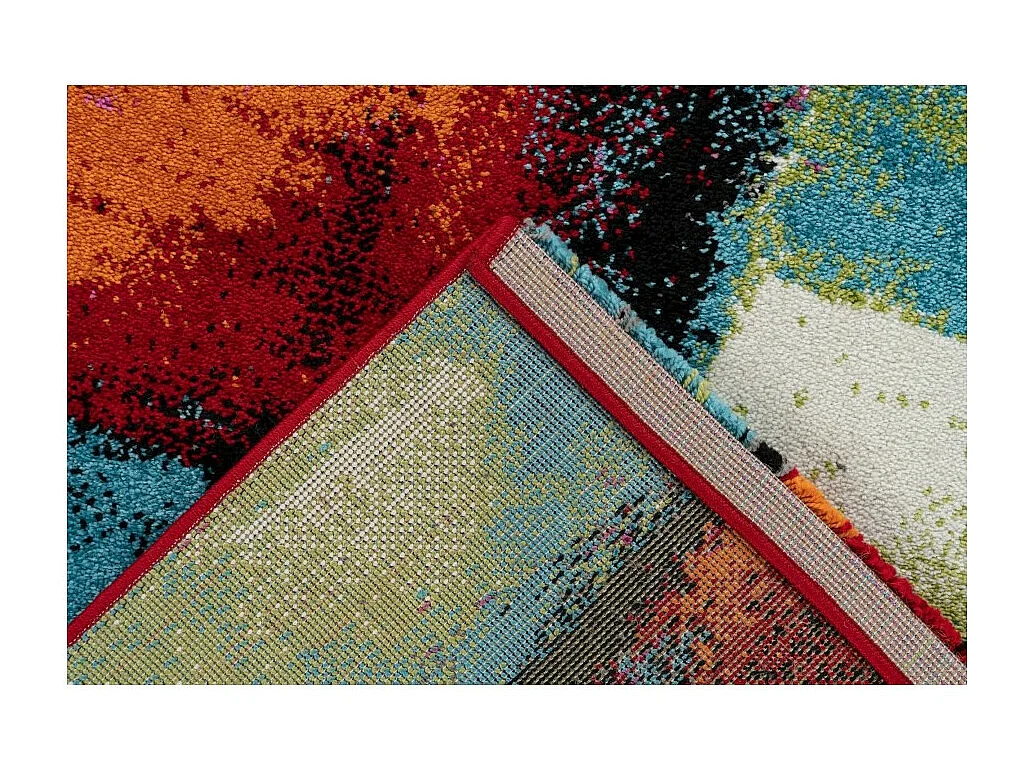 Tapis enfant et ado 170x120cm, design F504E coloris multicolore - Confort et élégance pour votre intérieur