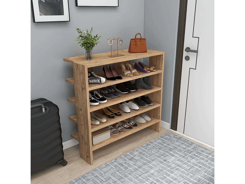 Etagère à chaussures en aggloméré Sargel