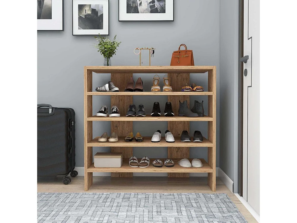 Etagère à chaussures en aggloméré Sargel