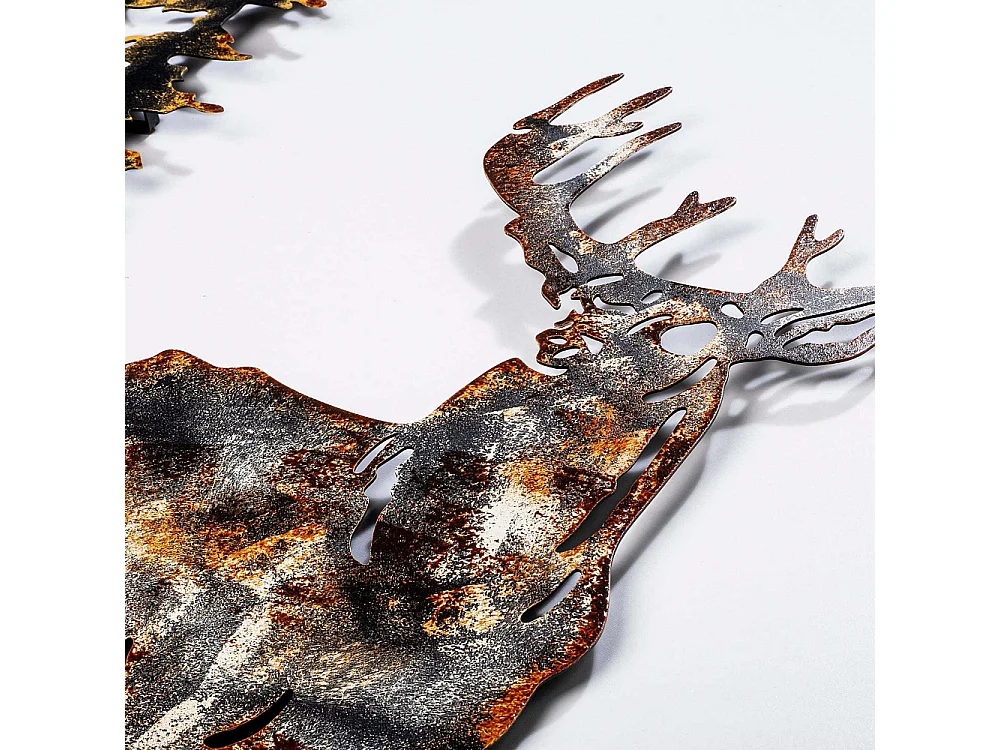 Accesorio decorativo de pared de metal – 65 x 79 cm – 100% metal