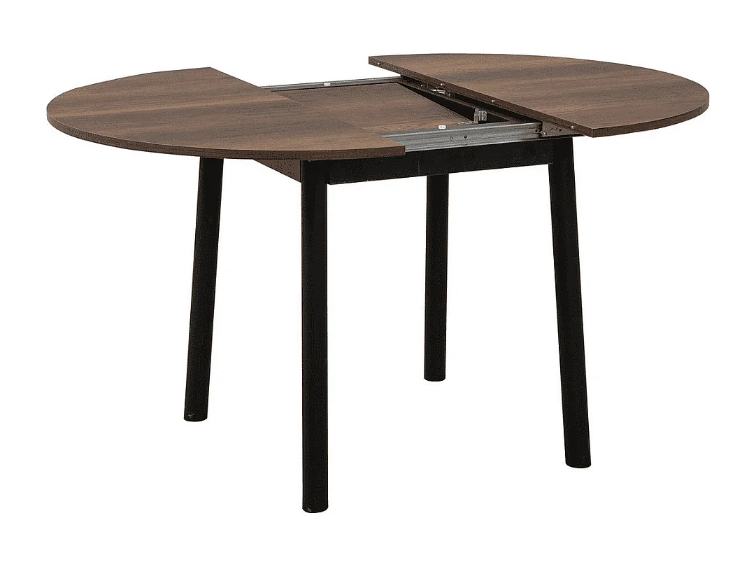 Ausziehbarer Tisch von 100 bis 131 cm mit Massivholzbeinen - VINA