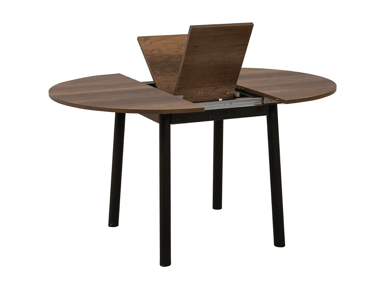 Ausziehbarer Tisch von 100 bis 131 cm mit Massivholzbeinen - VINA