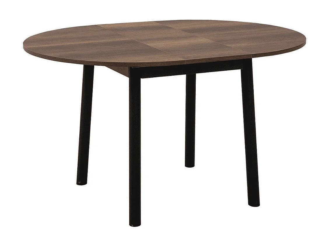 Table extensible de 100 à 131 cm avec pieds en bois massif - VINA