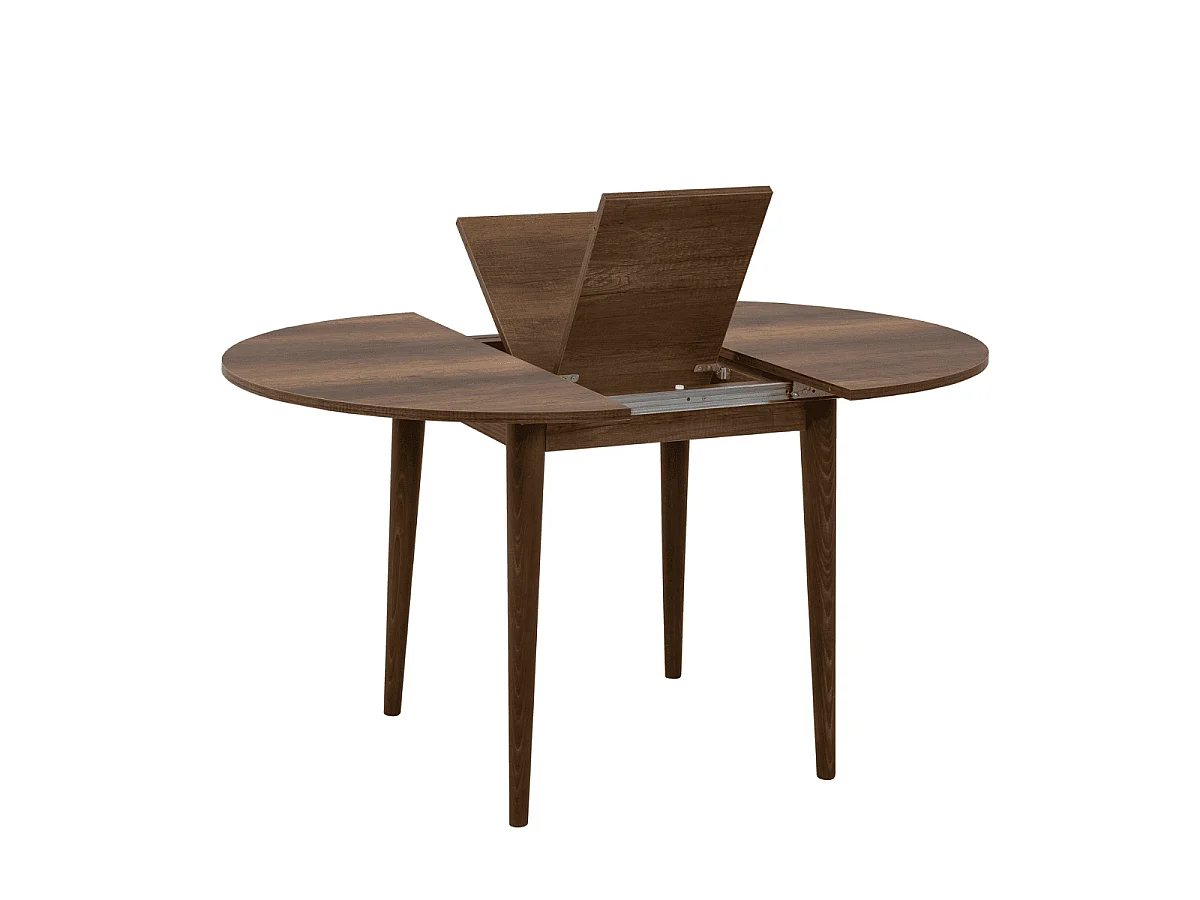 Mesa extensível para 4 pessoas com pés em madeira maciça VINA