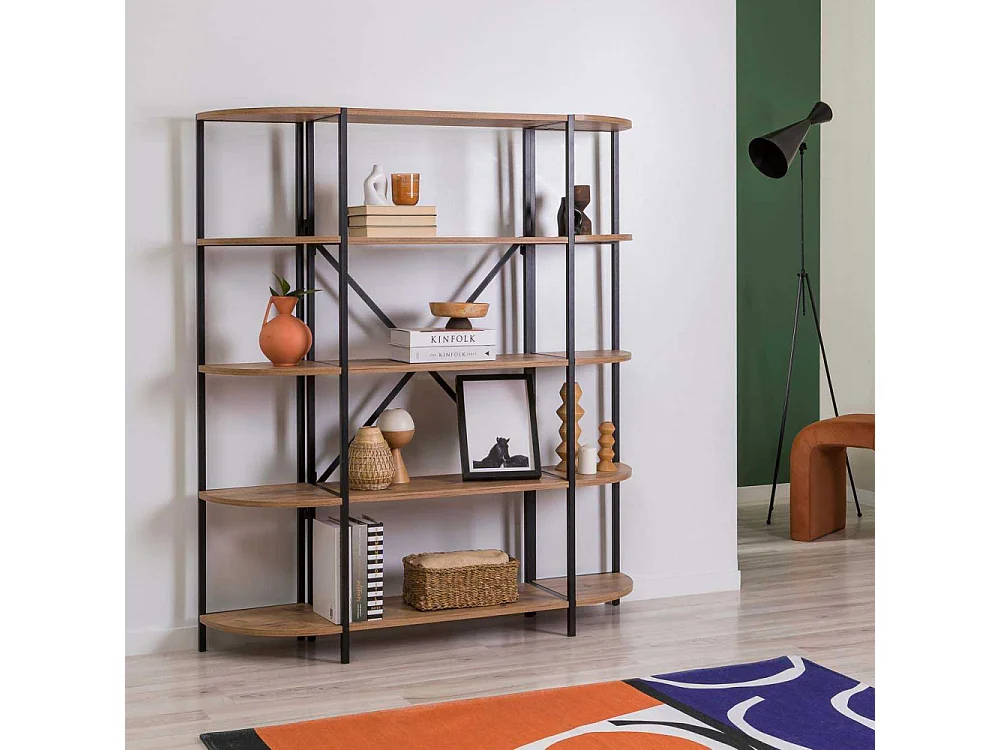 Etagère en aggloméré et métal Signa