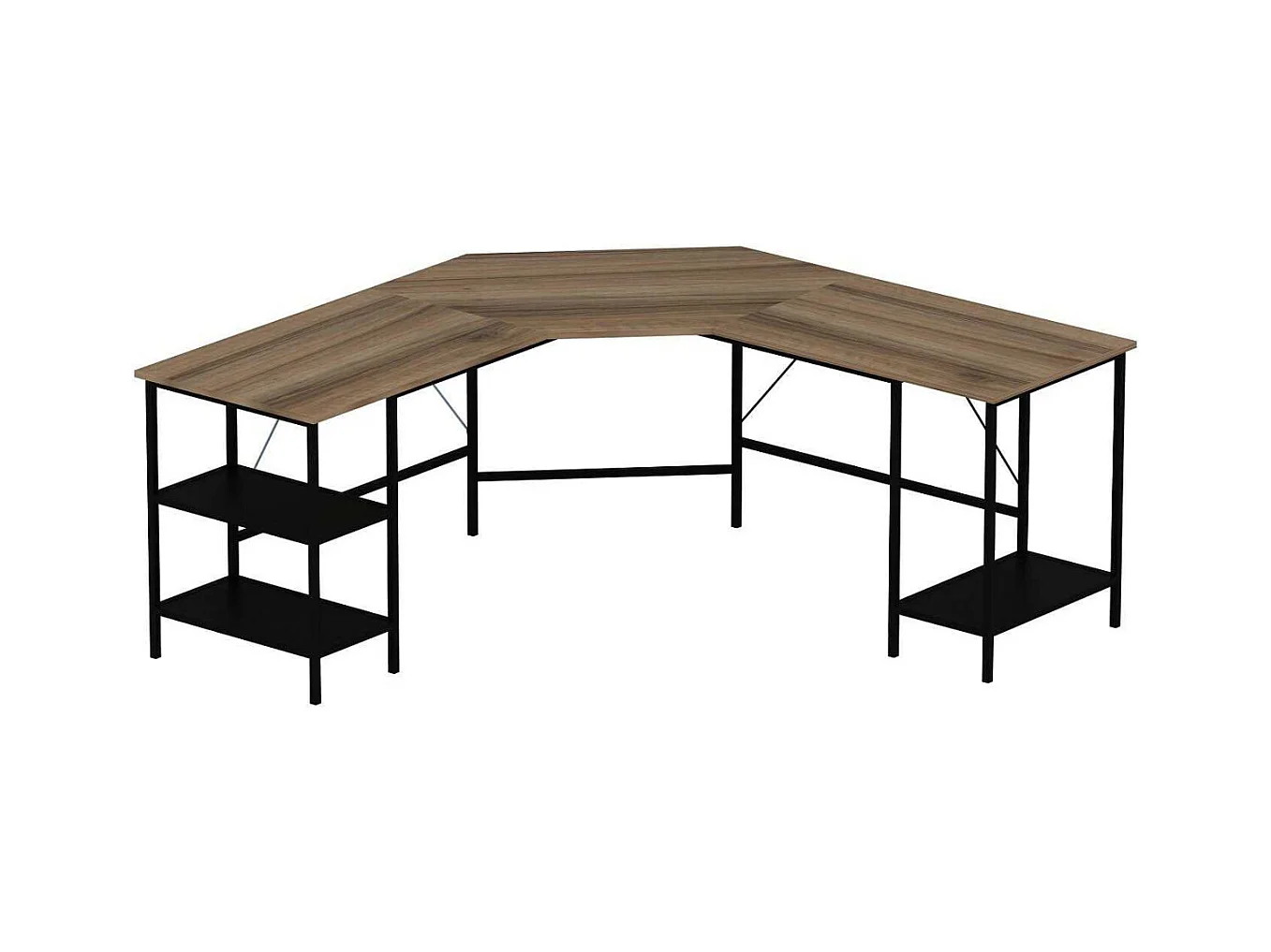 Bureau d'angle en aggloméré Power