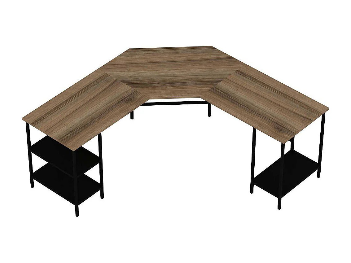 Bureau d'angle en aggloméré Power