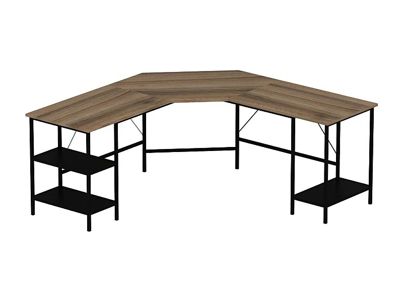 Bureau d'angle en aggloméré Power