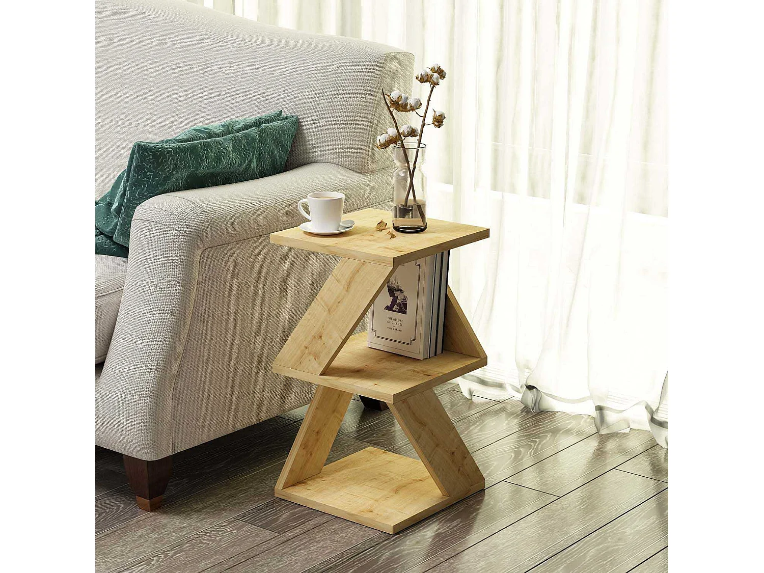 Bout de canapé 3 niveaux H50 cm - ALBENI