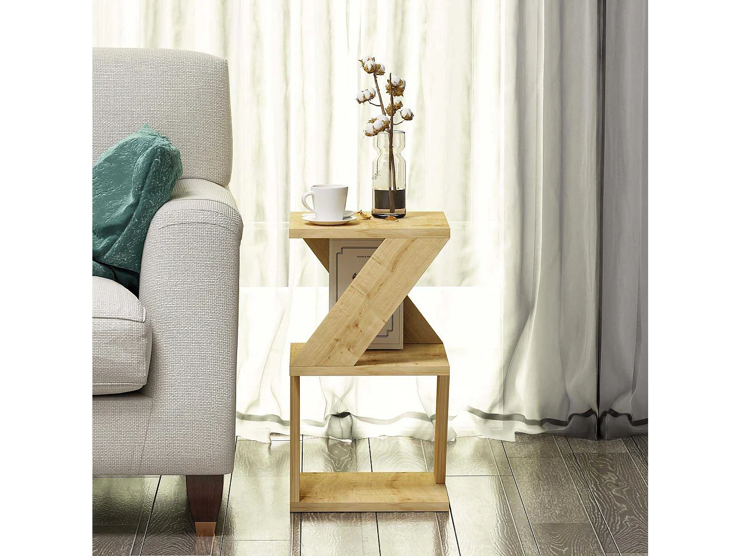 Bout de canapé 3 niveaux H50 cm - ALBENI