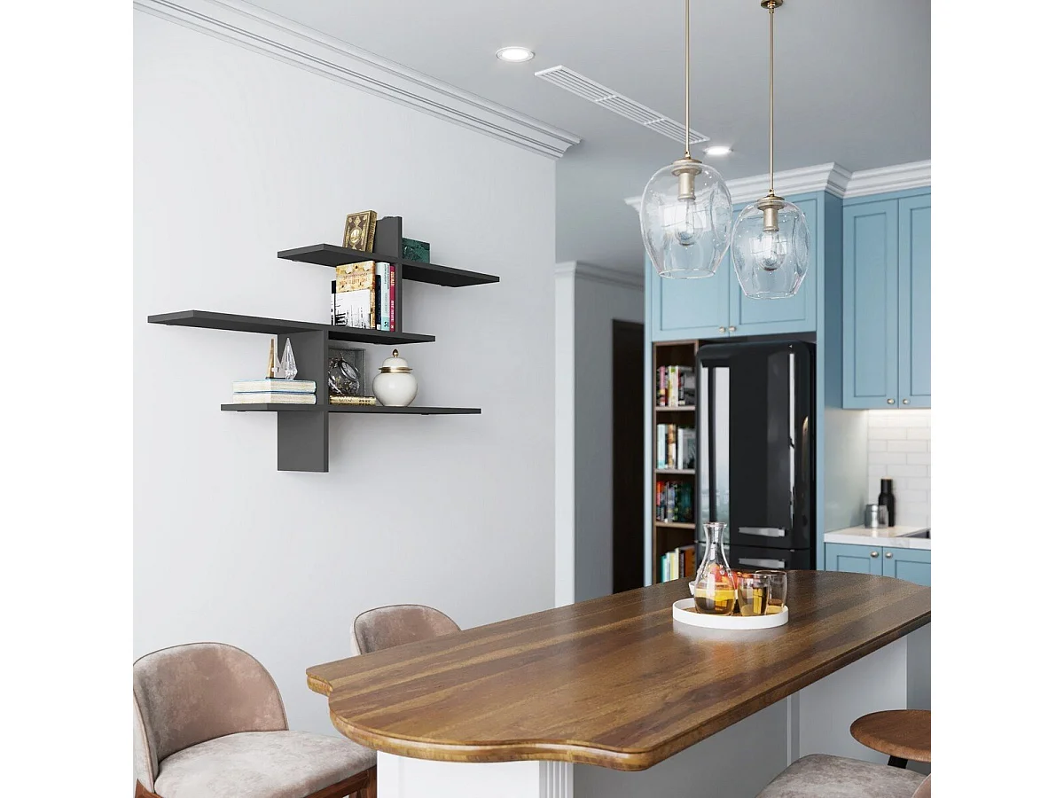 Etagère murale suspendue L123 cm - LEO