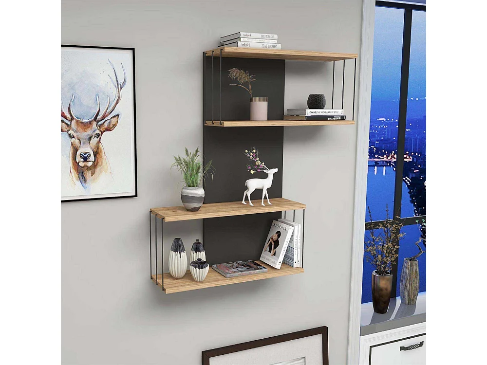 Etagère murale en aggloméré Destan