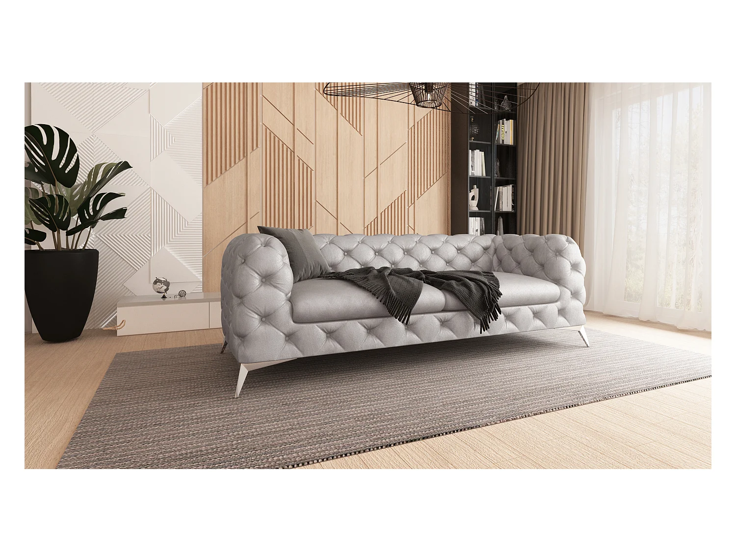 Camilla 3-Sitzer Chesterfield Sofa
