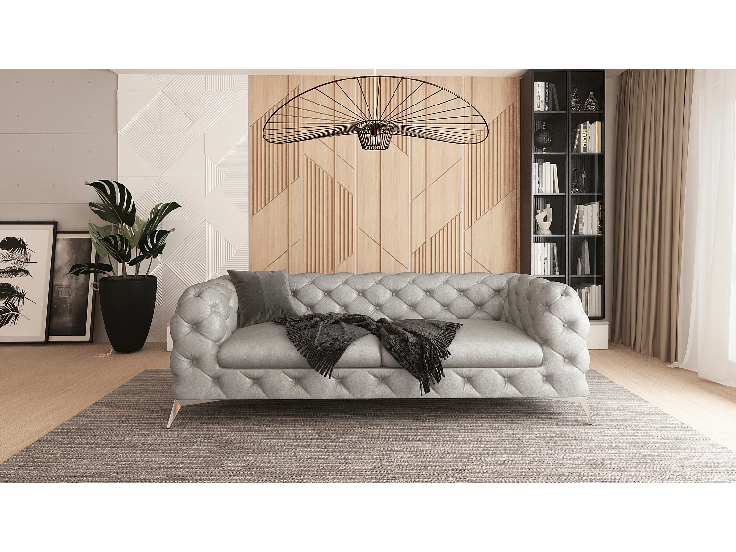 Camilla 3-Sitzer Chesterfield Sofa