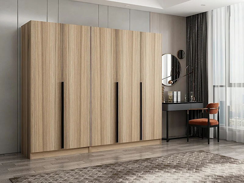 Armario Kale Plus-7795 color roble 225x210x52 cm