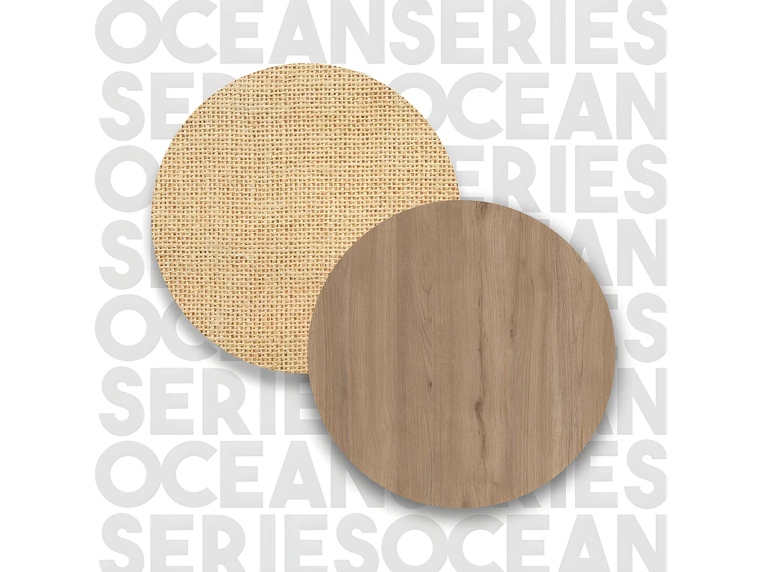 Scrivania da ufficio Kailua AE115, Con porte, 76x120x60cm, Quercia