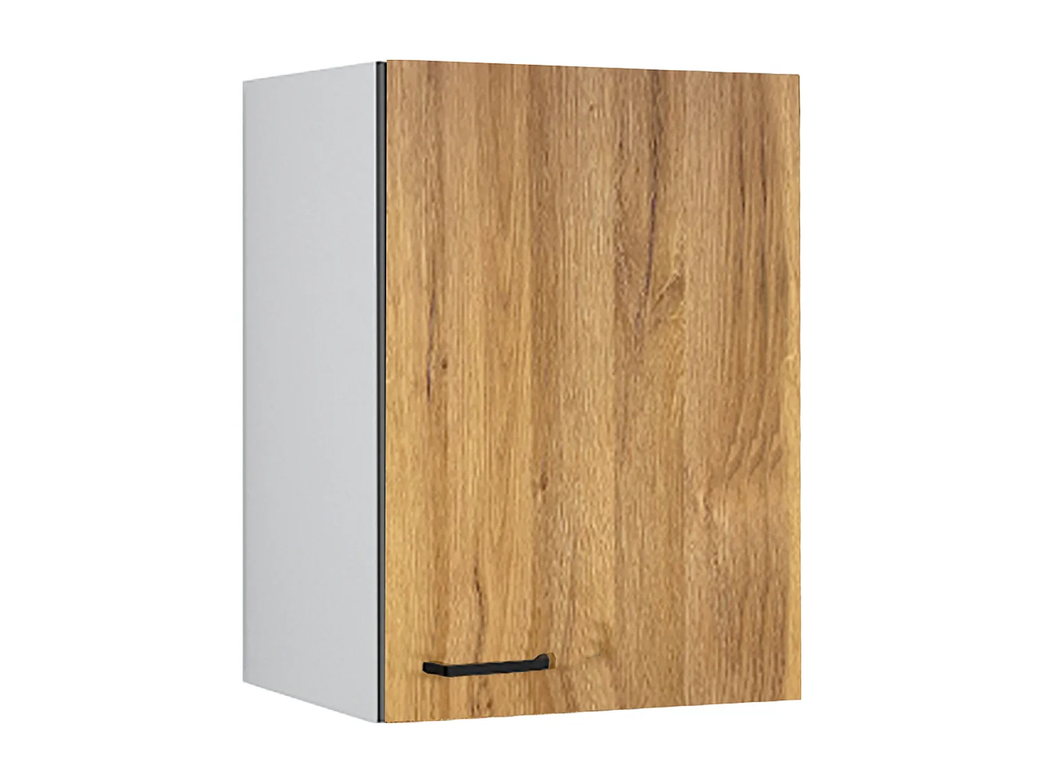 Cozinha completa com plano de trabalho 240 cm natural e preto - TRATTORIA