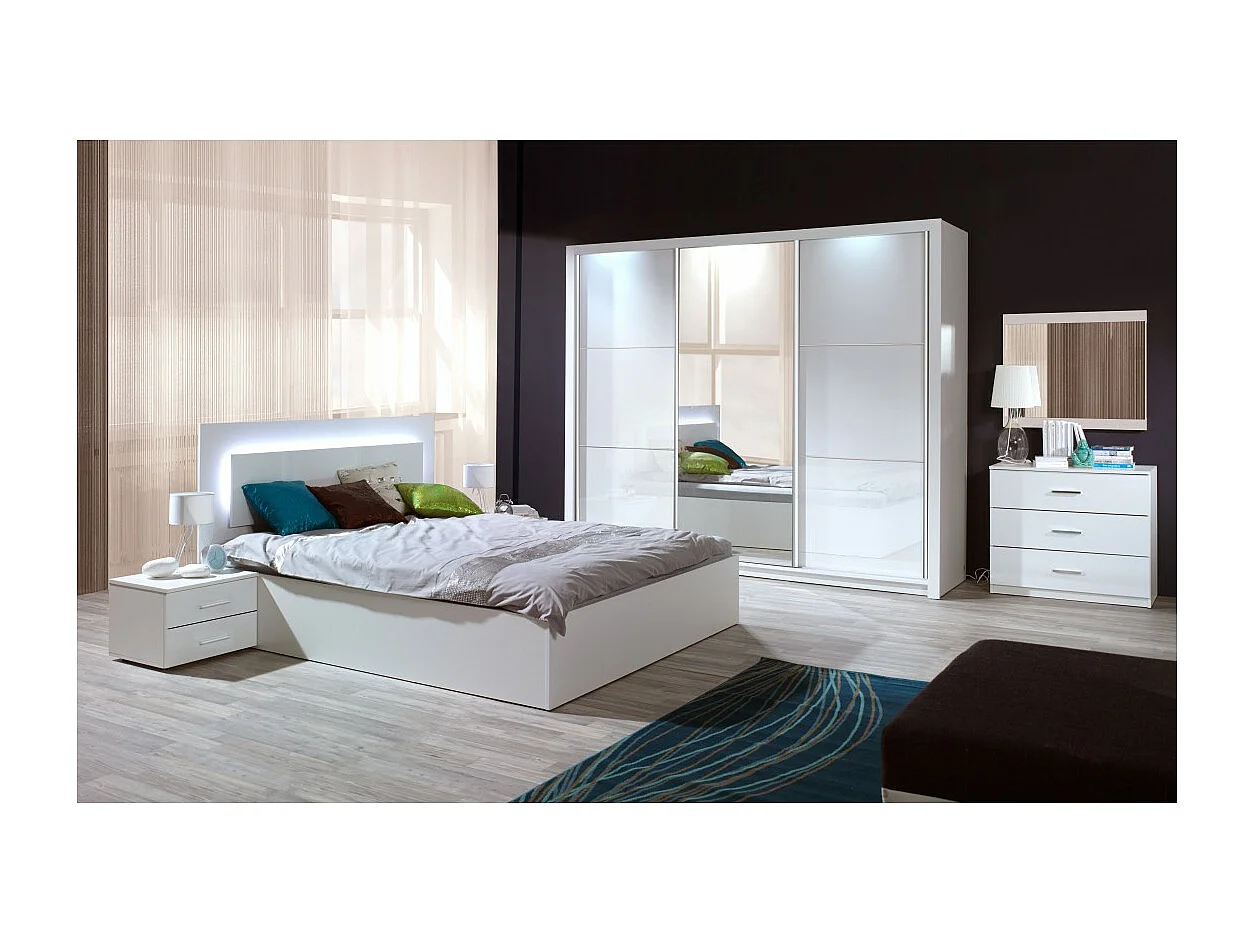 Cama de casal 160x200, coleção SENA. Ideal para o seu quarto - INCLUI ESTRADO