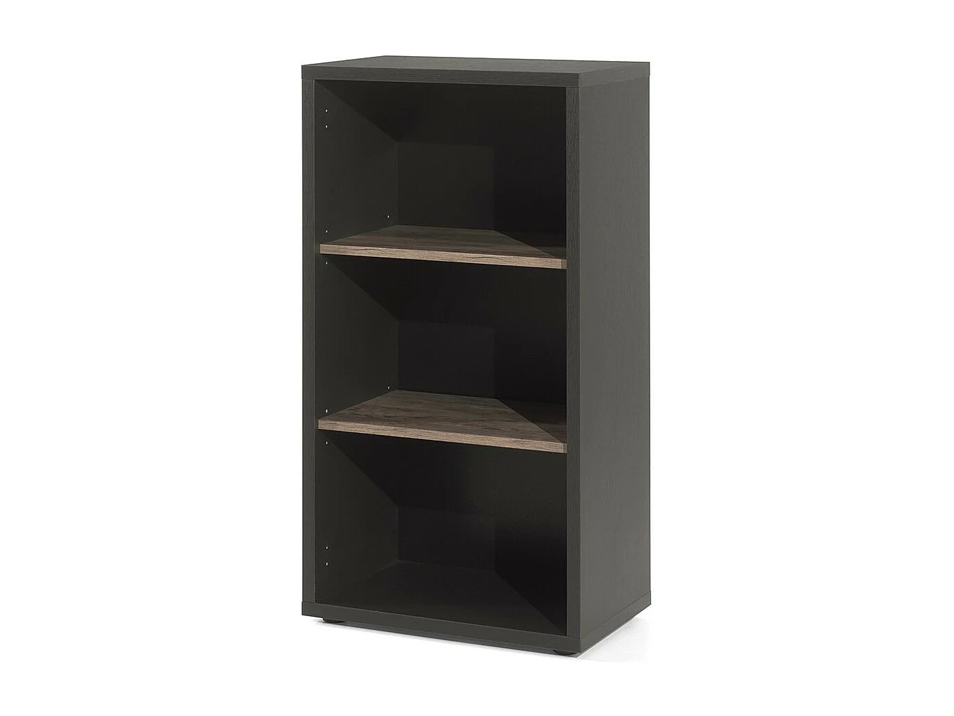 Ensemble de 8 meubles de bureau professionnel coloris chêne vieilli et noir collection SOON