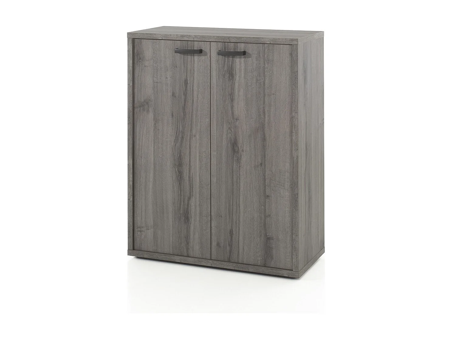 Ensemble de 8 meubles de bureau professionnel coloris gris effet bois collection SOON