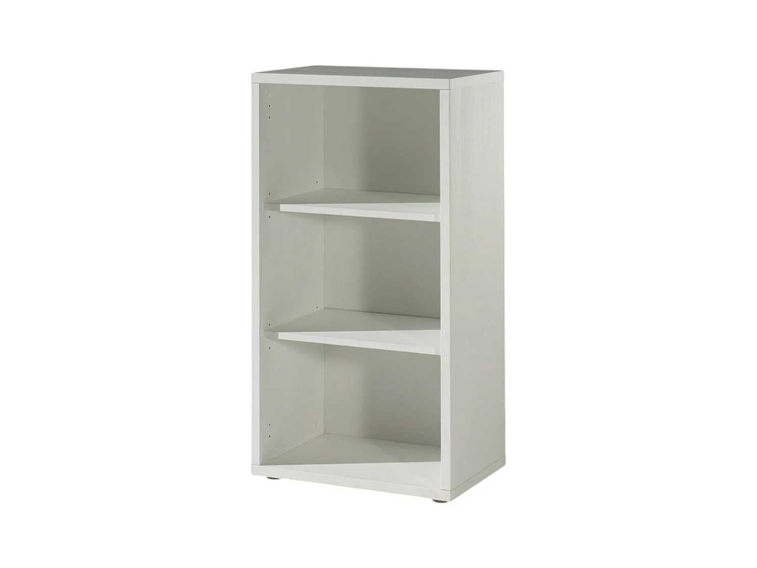 Bibliothèque de bureau avec 2 étagères – Collection SOON – Blanc Mat