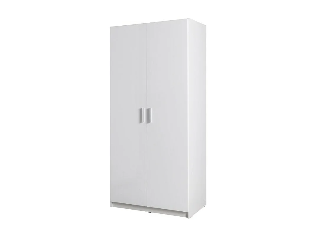 Armário de duas portas coleção FLEX, cor branco brilhante