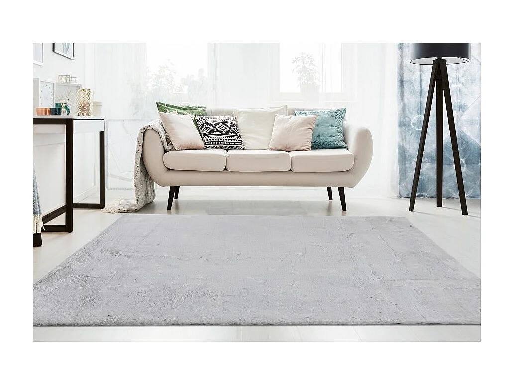 Tapijt 170x120cm, design E005N kleur zilver - Comfort en elegantie voor uw interieur