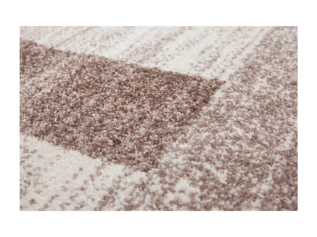 Tapete 170x120cm, design F005G na cor bege - Conforto e elegância para o seu interior.