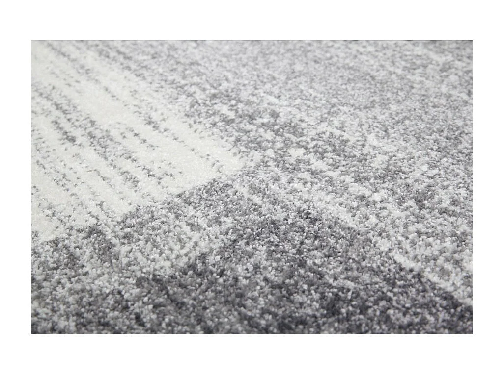 Tapete 150x80cm, design F005G na cor prata - Conforto e elegância para o seu interior.