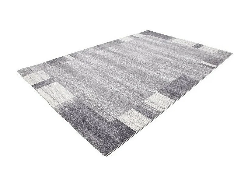 Tapis 150x80cm, design F005G coloris argent - Confort et élégance pour votre intérieur