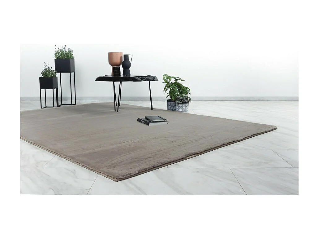 Tapijt 170x120cm, design E005N in taupe kleur - Comfort en elegantie voor uw interieur