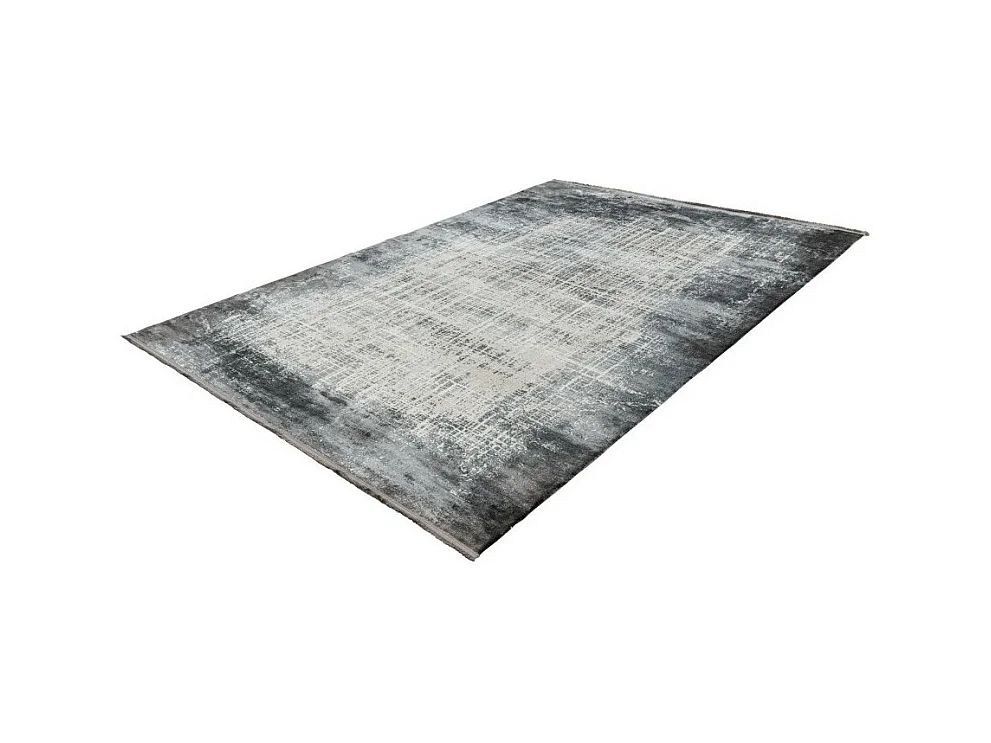 Tapis Pierre Cardin 150x80cm, design E109E coloris argent - Confort et élégance pour votre intérieur