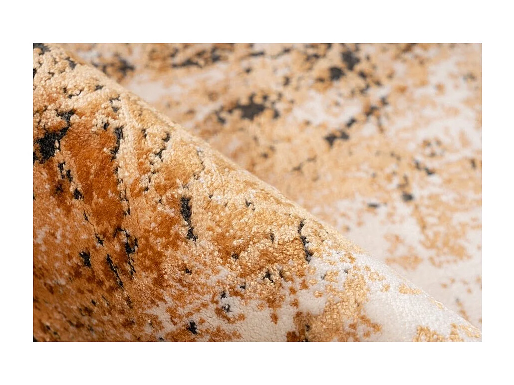 Tapis Pierre Cardin 290x200cm, design E409E coloris doré - Confort et élégance pour votre intérieur