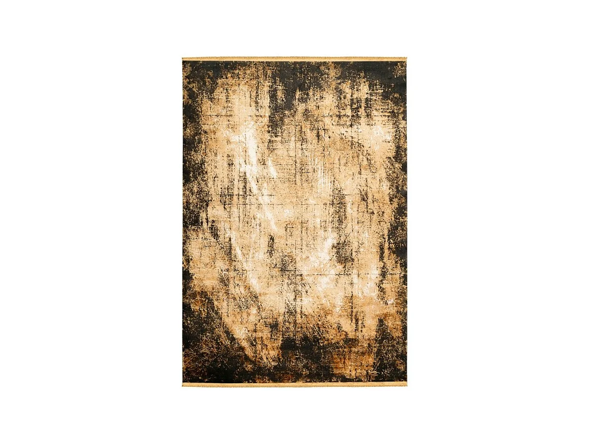 Tappeto 170x120cm, design E409E colore dorato - Comfort ed eleganza per il tuo interno.