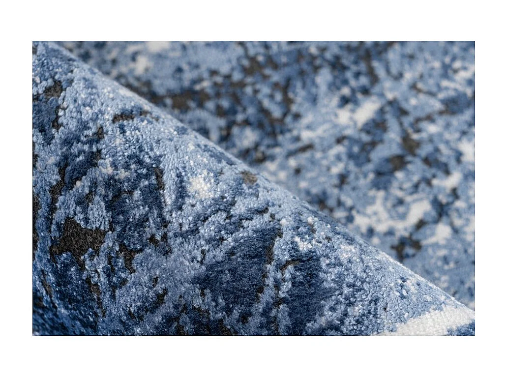 Teppich 150x80cm, Design E409E in Blau - Komfort und Eleganz für Ihr Interieur