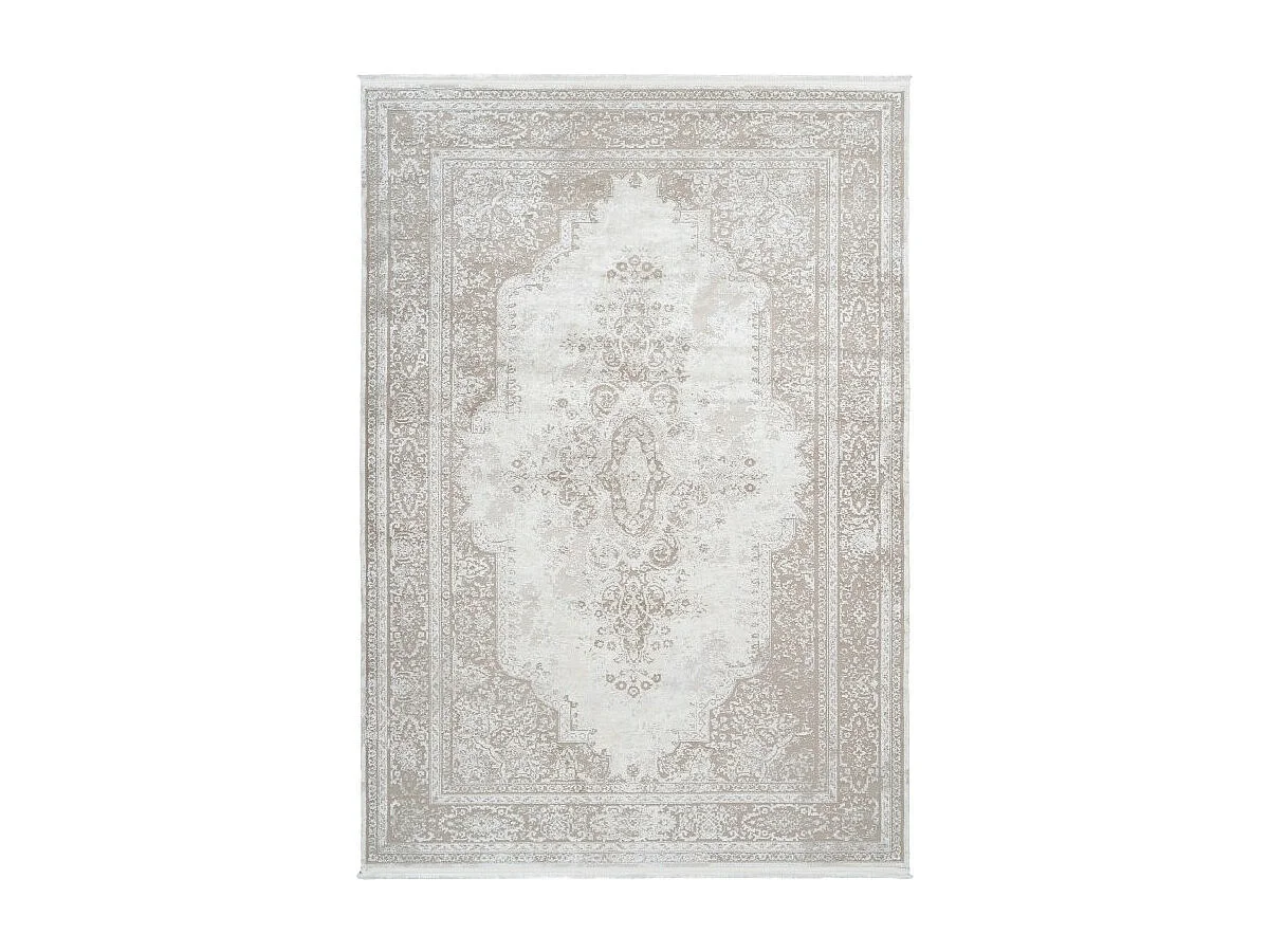 Tapis Pierre Cardin 170x120cm, design E209E coloris crème - Confort et élégance pour votre intérieur