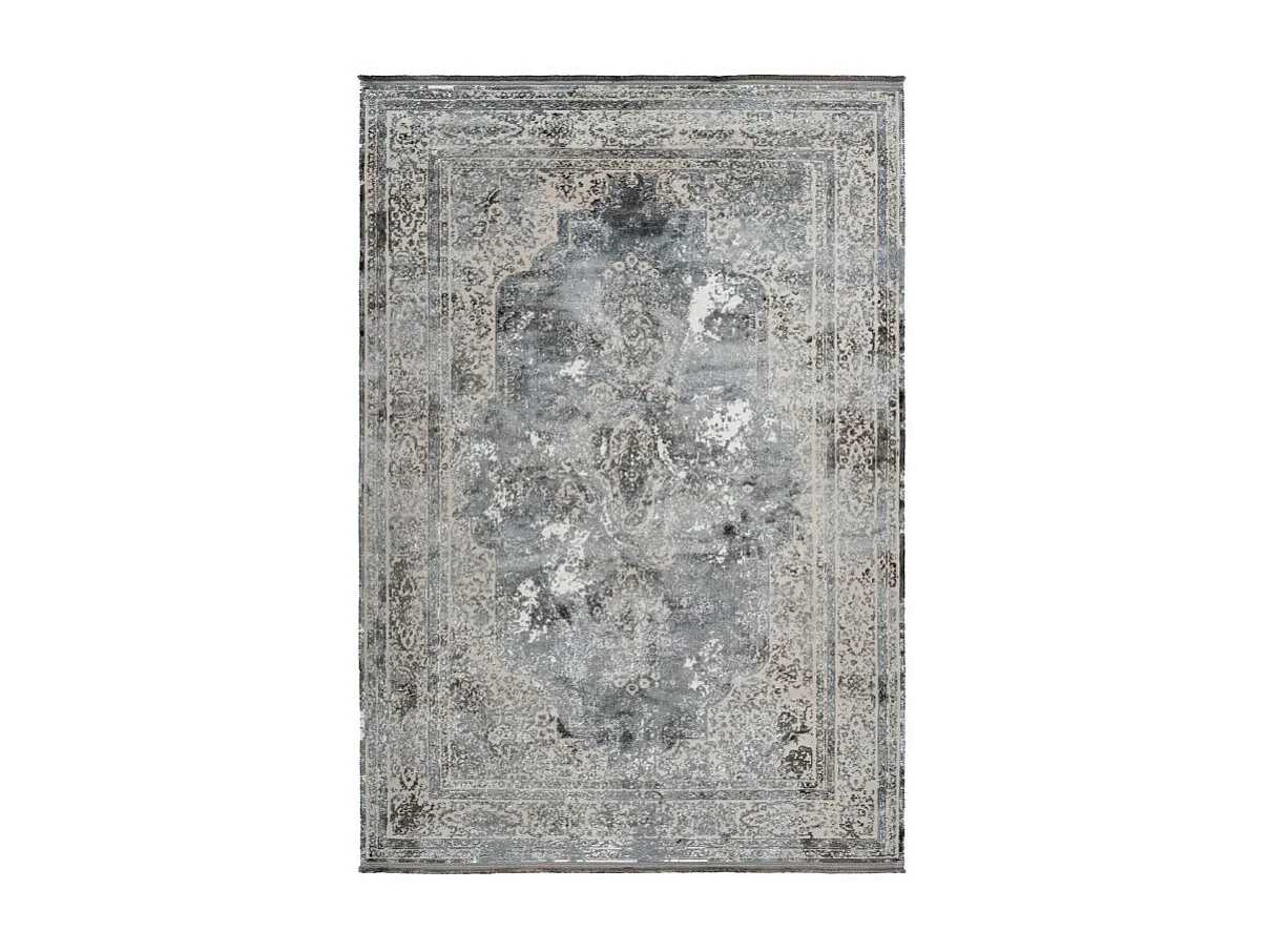 Teppich 170x120cm, Design E209E, Farbe Silber - Komfort und Eleganz für Ihr Interieur