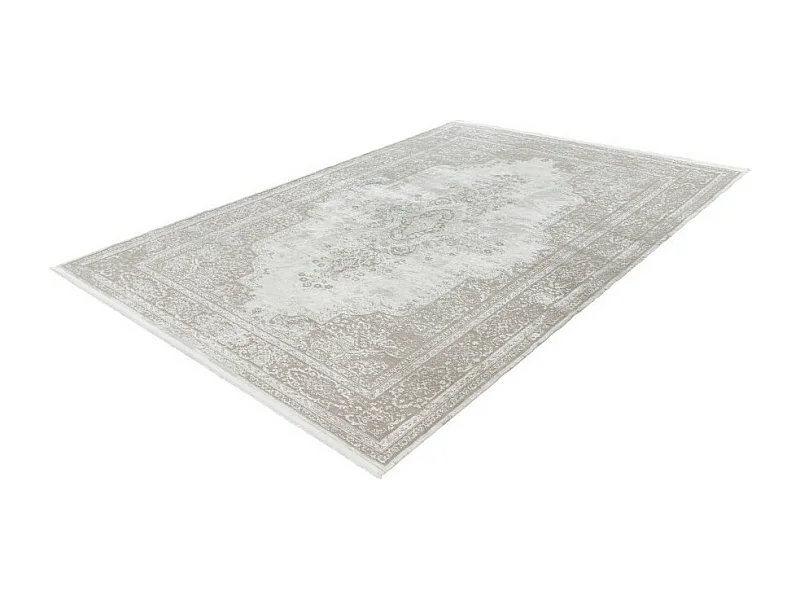 Tapis Pierre Cardin 150x80cm, design E209E coloris crème - Confort et élégance pour votre intérieur