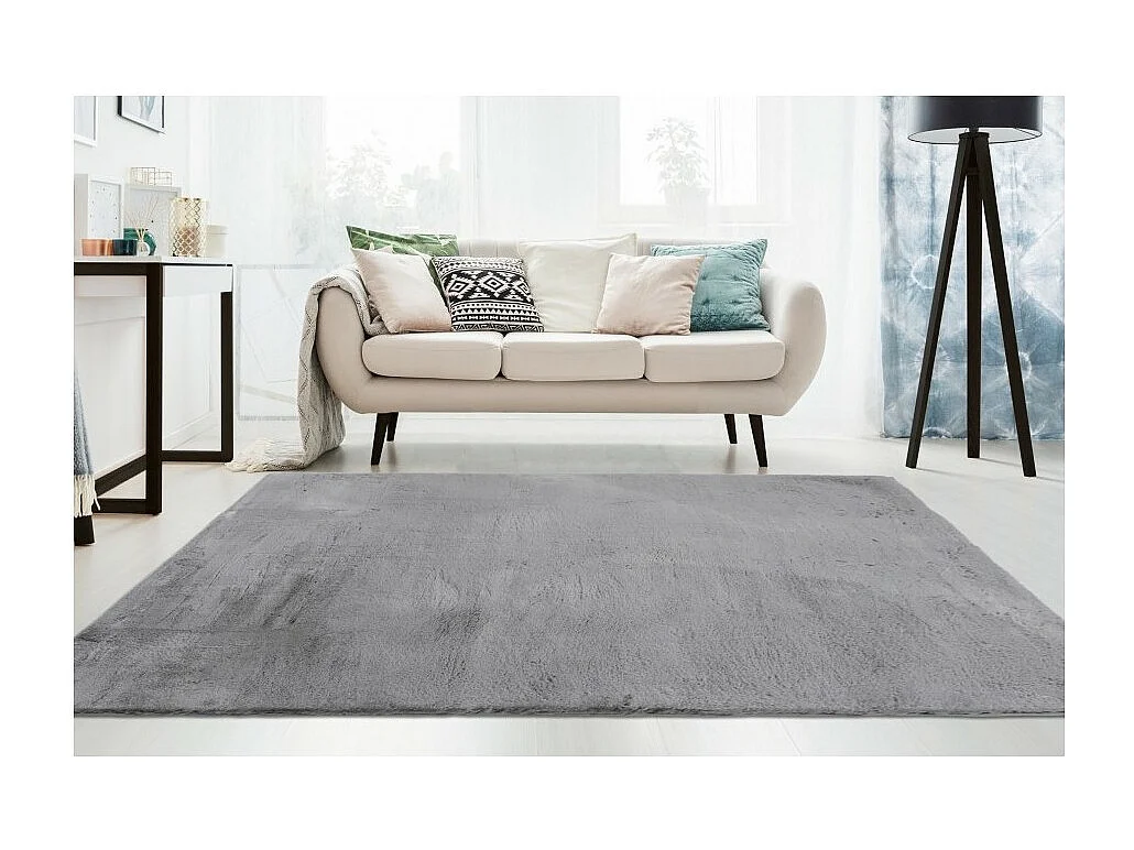 Tapijt 290x200cm, ontwerp E005N in grijs - Comfort en elegantie voor uw interieur