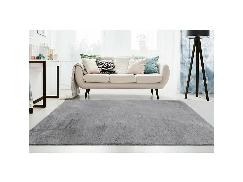 Teppich 290x200cm, Design E005N in Grau - Komfort und Eleganz für Ihr Interieur