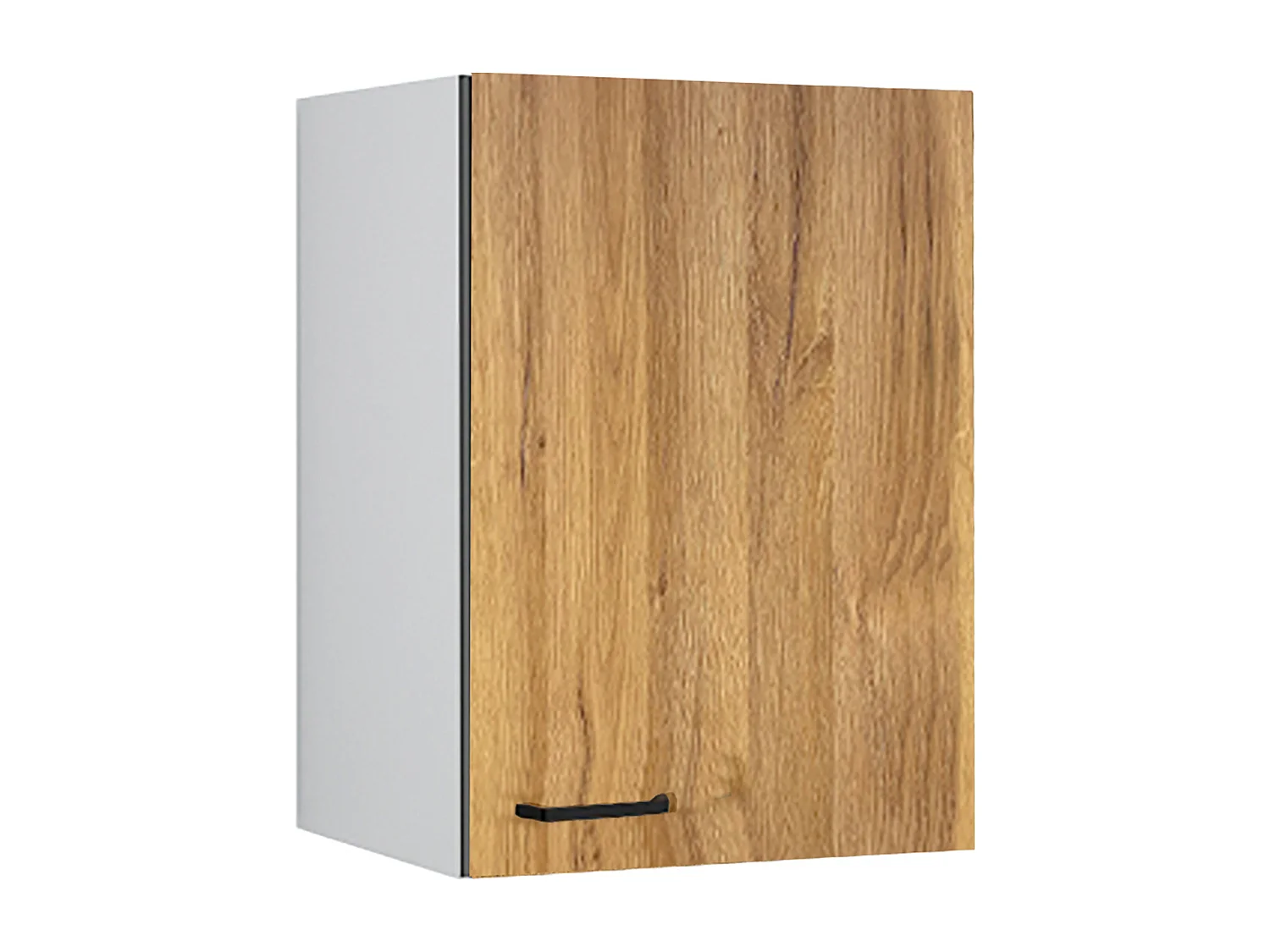 Complete keuken - Met werkblad 300 cm - Naturel en zwart - TRATTORIA