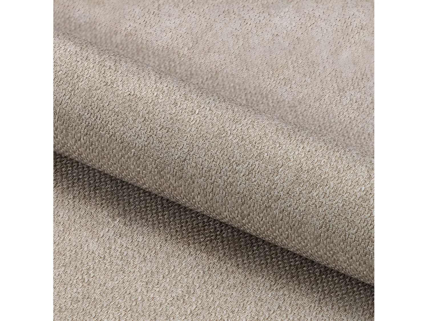 Coryna - Lot de 2 tabourets de bar réglable en tissu et métal H62-84cm - Beige