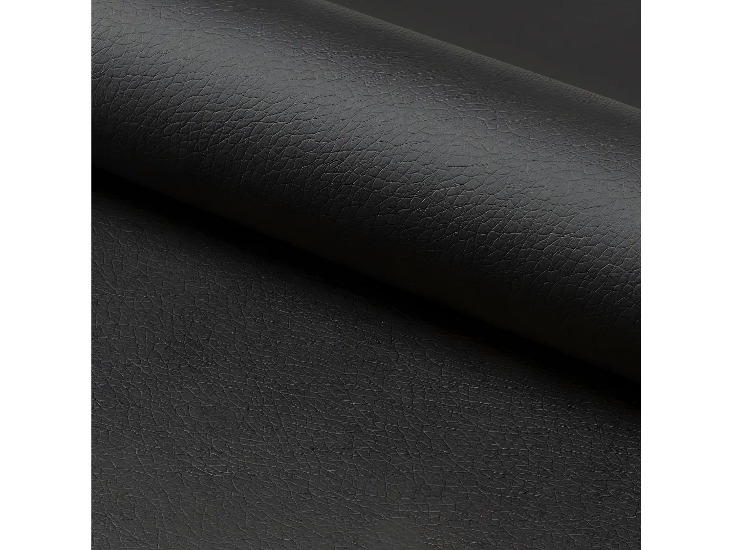 Uranie - Lot de 2 tabourets de bar en simili et métal H66 cm - Noir