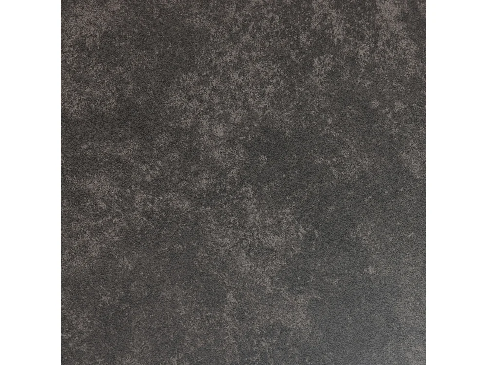 Eurame - Table à manger extensible 6 à 8 places en céramique et métal 168-210x90cm - Noir