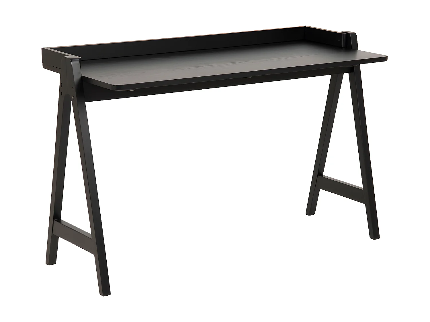 Forbestra - Bureau en bois L127cm - Noir