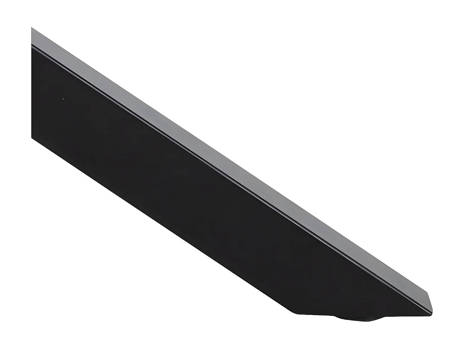 Eurame - Table à manger 8 personnes en céramique et métal - Noir