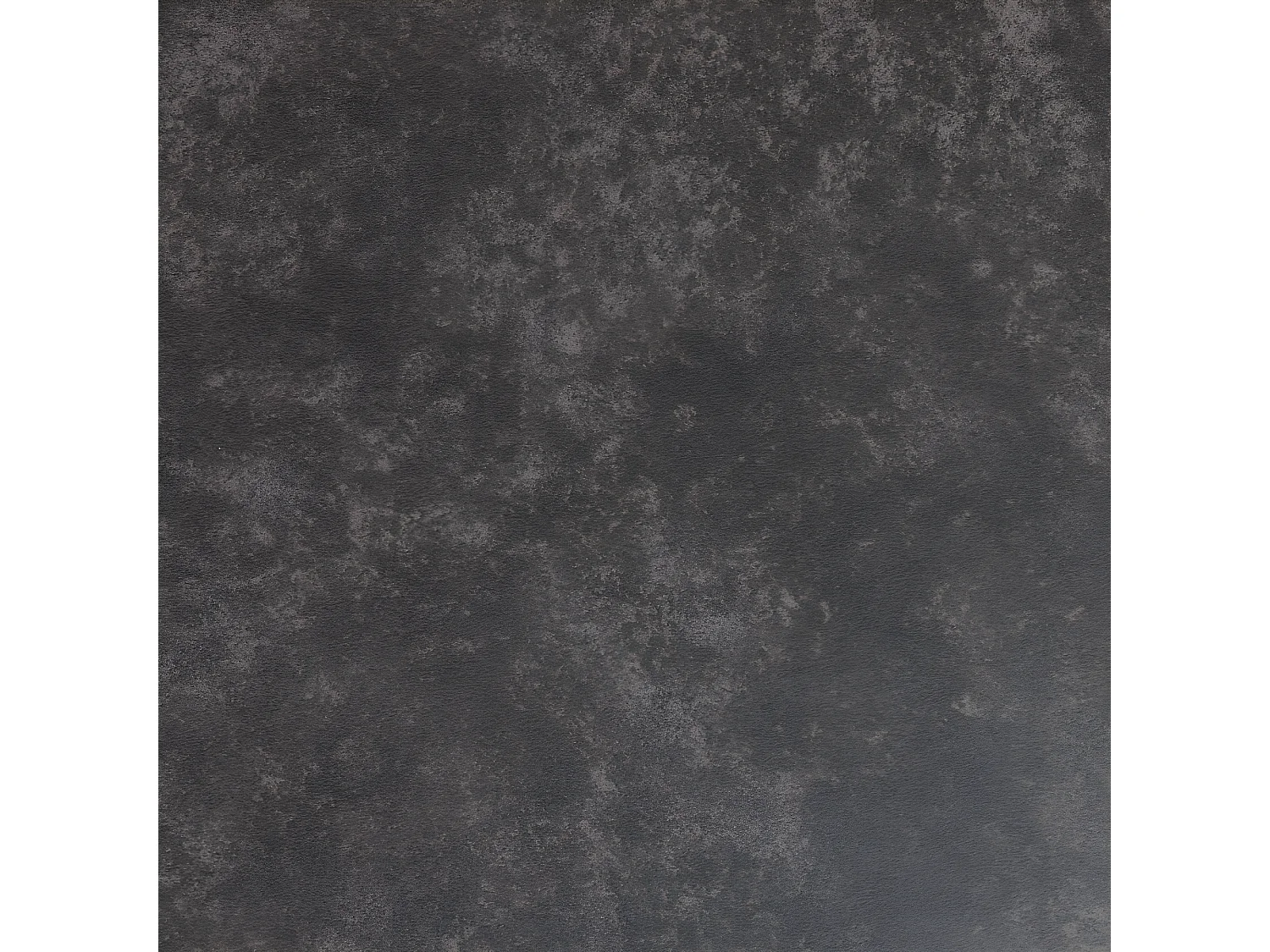 Eurame - Table à manger 6 personnes en céramique et métal - Noir