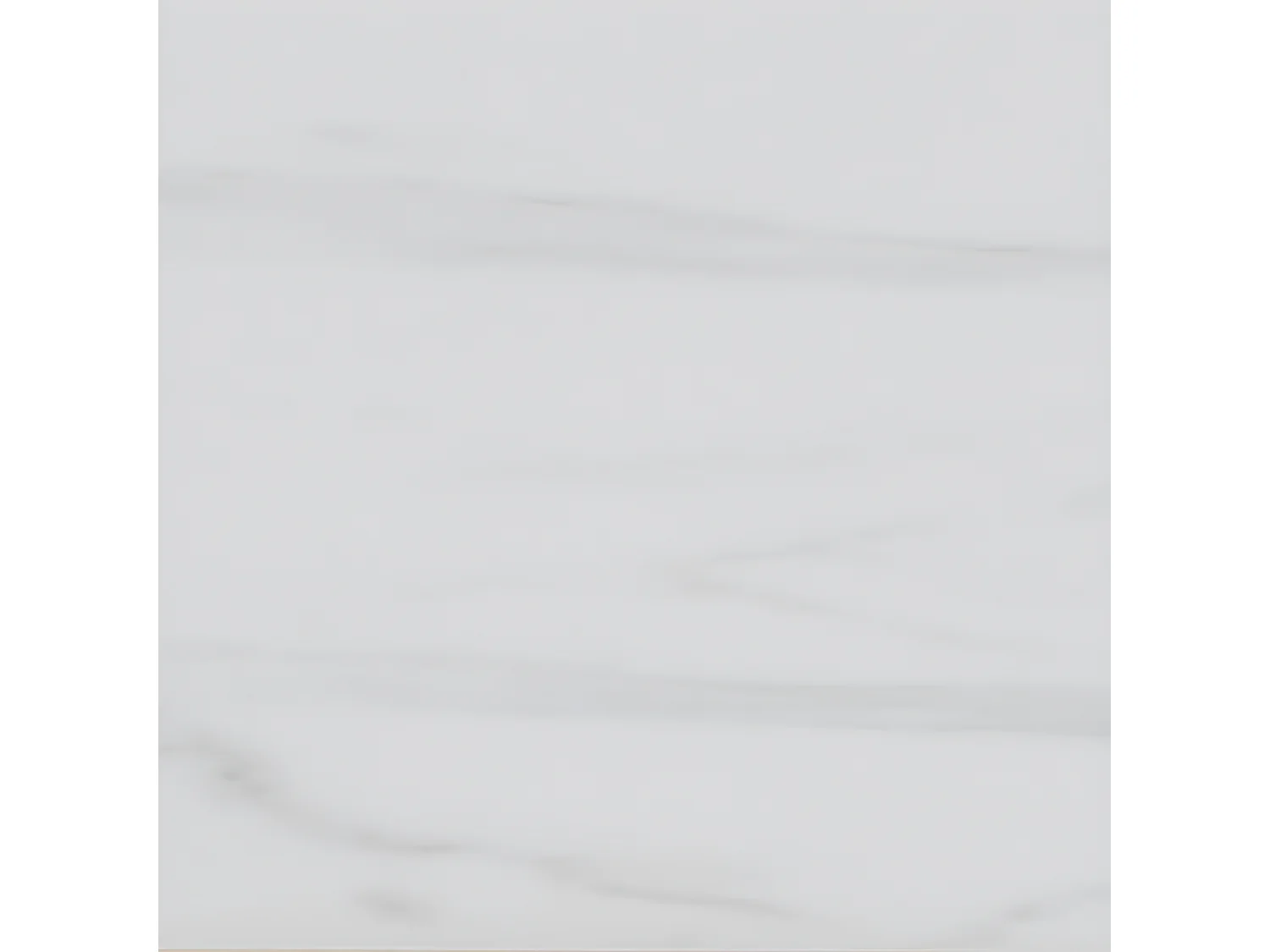 Eurame - Table à manger 8 personnes en céramique et métal - Blanc