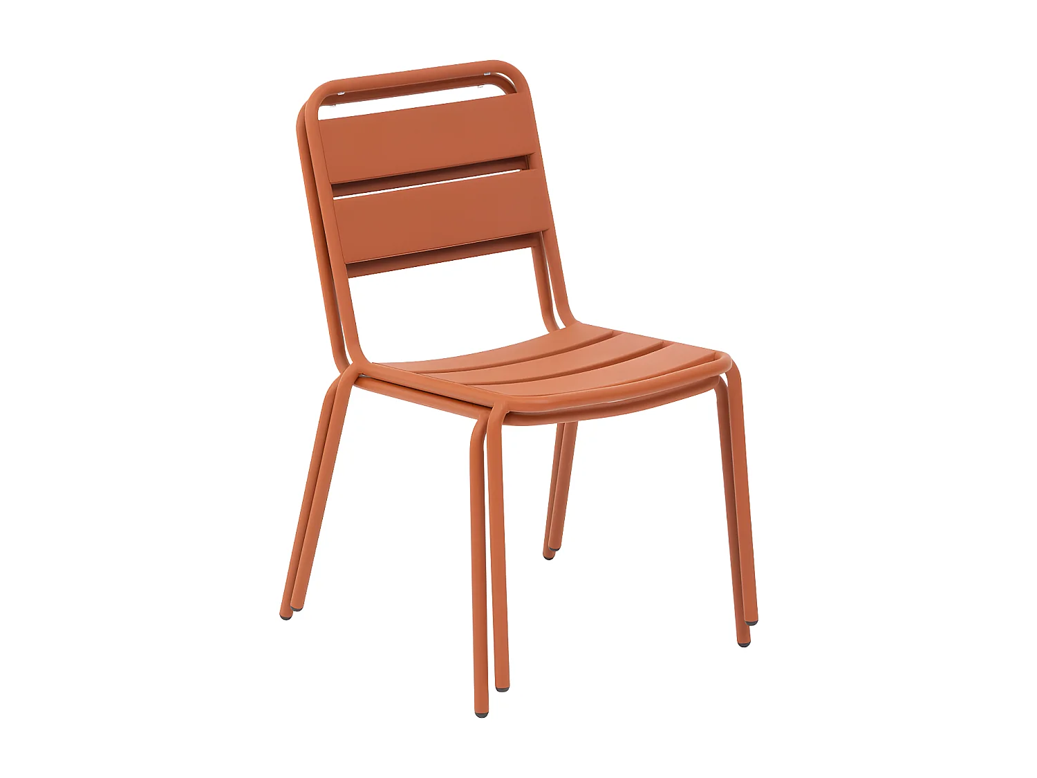 Chaise de jardin métal Phuket ambre Hespéride